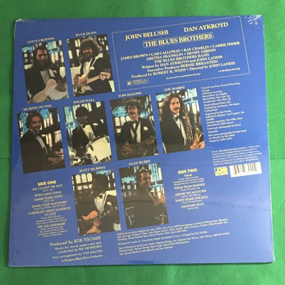 The Blues Brothers Soundtrack LP ~ Exclusive Colored Vinyl (Blue) ~ New/Sealed! - Picture 2 of 2